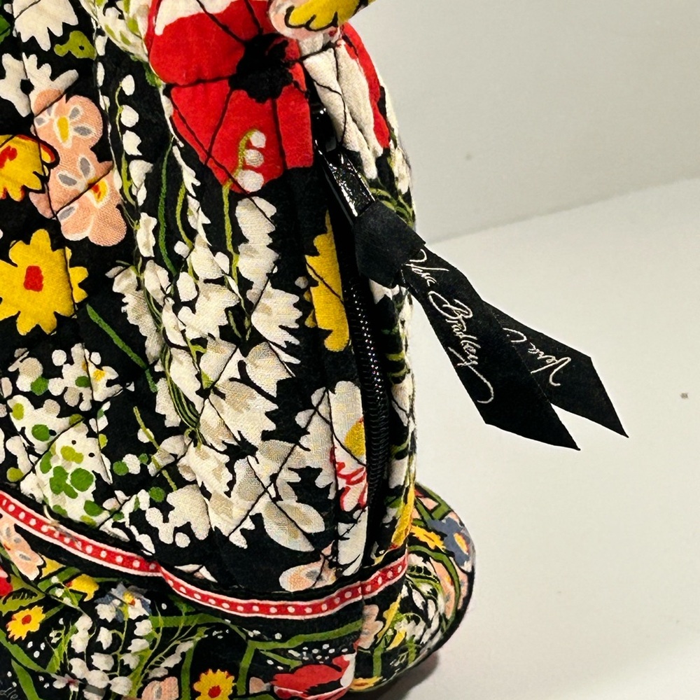 Vera Bradley Quilted Ring Handle Tote Floral Drawstring Bag Retired Pattern - Picture 5 of 12